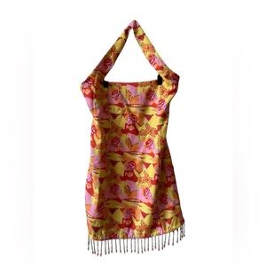 Show Me Your Mumu Samba Mini Dress Beaded Fringe Sequin Size Small